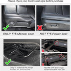 JKCOVER Front Under Seat Tray and Armrest Hidden Box Storage Organizer Compatible with Jeep Wrangler JL/JLU 2018-2023 2024 2025 2026 and Jeep Gladiator JT Truck 2020-2026 Accessories （Patented Design）