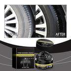 New 2026 Car Tire Ceramic - Powerful Wheel Cleaning Refurbish Wax, Tyre Nourish Cream, Tire Wax for Ultimate Wheel Protection (2 PCS Basic Set)