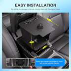 SZYANG Center Console Safe Organizer Compatible with 2023-2026 Chevy Colorado GMC Canyon Lock Box Console Safe Vault Replacement for 2023-2026 Chevy Colorado Accessories