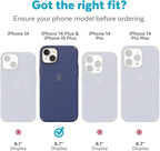 Speck iPhone 14 Plus Case - Drop Protection, Scratch Resistant, Dual Layer Slim Phone Case for 6.7 Inch iPhones 14 Plus - Built for MagSafe - Presidio2 Grip - Digital Pink/Blossom Pink/White
