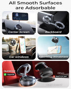 DIMONCOAT 2026 Upgraded Vacuum Magnetic Phone Holders for Your Car【119+LBS Strongest Suction】 for Magsafe Car Mount, 360° Adjustable Car Phone Holder Mount for iPhone 17 Pro Max Samsung Galaxy S26