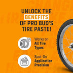 Pro Bud's Tire Mounting Paste - Peerless Lubrication Tire Mounting Lube for Quick Changing and a Secure Fit - Slip-Resistant - 0.5 oz.
