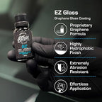 EZ Glass - Graphene Glass Coating & Water Repellent for Windshields - 12+ Months of Long Lasting Hydrophobic Windshield Coating - Quick and Easy Application 15ML