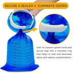 PukeBag 50 Pack Emesis Bag, Disposable Vomit Bags, Aircraft Barf Car Sickness Nausea Bags for Travel Motion Sickness
