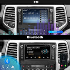 5GWiFi Upgrade Car Radio for Jeep Grand Cherokee 2011-2013, Dodge Durango 2011-2013, 7inch Touch Screen Stereo Headunit Wireless Carplay Android Auto GPS Navigation FM Camera Bluetooth RDS Mirror Link