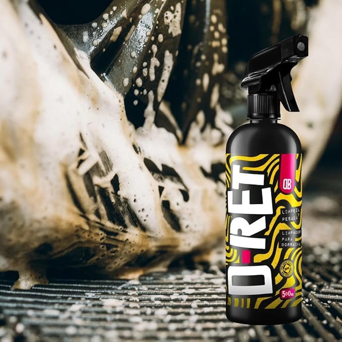 DUB BOYZ D-RET Rubber Cleaner – Heavy Duty Tire & Rubber Degreaser, Professional-Grade Formula, High Dirt-Floating Power, Biodegradable & Dilutable for Deep or Daily Cleaning (16 Fl Oz)