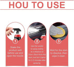 Car Seat Cleaner Fabric,Car Leather Interior Cleaner and Conditioner - Multi-Functional Upholstery Shampoo Spray for Couch,Seats,Dashboard,Carpet,Plastic - Removes Stains, Grease 4 Floz