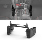 Metal Gear Shift Organizer Tray Compatible with Jeep Wrangler JL/JLU & Gladiator JT 2018-2025, Center Console Shifter Side Tray Storage Box Interior Accessories (Not for JK/JKU)