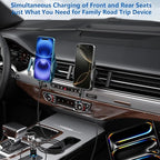 USB C Car Charger, Rombica 4-Port 90W Dual USB-C + USB-A Car Power Adapter, 4 in 1 PD/QC Type-C Fast Car Charging Cigarette Lighter for iPhone 17 17 Pro Max 16 15 14 13 12 11/Galaxy S25 S26/Pixel/iPad
