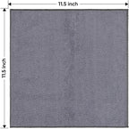 HOMEXCEL Grey Microfiber Cleaning Cloth 20 Pack 11.5 x 11.5 inch Microfiber Towels for Cars Ultra Absorbent Car Washing Cloth Lint Free Streak Free Cleaning Rags for Car Kitchen Window