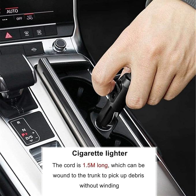Cordless Handheld Car Vacuum Cleaner with High Power Rechargeable Battery, for Home, Office and Car Interior Cleaning (Color : White)