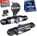 Dash Cam, Dashboard Camera 4 Channel, 360° Full View Car Dashcam System Wireless, Front and Rear Wireless Inside, 1080p HD, Infrared Lamps Night Vision G-Sensor, Car Accessories