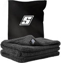 Stocked 1300 GSM Twisted Loop Microfiber Drying Towel 24”x36” – Ultra Absorbent Car Detailing & Washing Cloth, Lint-Free, Scratch-Free Premium Microfiber