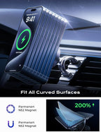 LISEN for 15W MagSafe Car Mount Charger,Wireless Car Charger,Magnetic Phone Holder for Car,Phone Holders for Your Car Accessories for Women Men Jeep Ford F150 for iPhone 17 16 15 14 13 12,Samsung