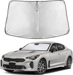EcoNour Windshield Sunshade Compatible for Kia Stringer 2018-2021 2022 2023, Sun Visor for Front Windshield & Window Sun Shade Cover, UV Heat Blocker & Protector, Car Accessories