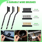 Nilight 52PCS Car Detailing Kit Auto Cleaning Tools Wash Set with Storage Carry Bag Home Use for Interior Exterior Deep Clean Polish Car Care Windshield Dashboard Seat Air Vents Wheels Tires, Green