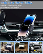 PZK Car Phone Mount for Chevrolet Chevy Trax 2024 2025 Accessories Accessories Custom Air Vent Chevy Car Phone Holder Auto Lock Hands Free 360° Rotation Cell Phone Automobile Phone Cradles