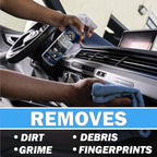 Chemical Guys Total Interior Cleaner and Protectant, 16 Fl Oz + 3 Pack of Microfiber Towels (Safe for Cars, Trucks, SUVs, Jeeps, Motorcycles, RVs & More)