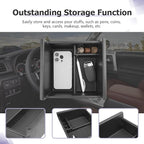 LUWU Center Console Organizer Tray Compatible with 2020-2025 2026 Kia Telluride/2010-2021 2022 2023 2024 Toyota 4Runner Accessories Armrest Console Organizer Armrest Organizer Insert Tray Black