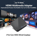 Wireless Carplay Adapter, Android Auto Adapter 2025 Carplay, Plug and Play, Convert Wired to Wireless Supports Car Original Control, Mini Car Play Box for Cars