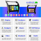 for Camry Android Radio Touch Screen Compatible with Carplay Android Auto,Car Stereo Bluetooth Navigation Media Player GPS WiFi FM/AM Rear Camera Head Unit for Toyota Camry 2012 2013 2014