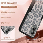 for Moto G 5G 2024 Case - Compatible with MagSafe Women Girls Cute Magnetic Protective Phone Cover Cool Fun Unique Leopard Heavy Duty Shockproof Design for Motorola Moto G 5G 2024 Cases