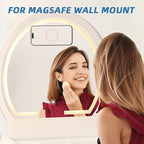 3 Pack Wall Mount Magnetic Phone Holder for iPhone 17/17 Pro/17 Pro Max/Air/16 15 14 13 12 Pro Max Plus mini, Hands-Free Magnet Shower Mirror Cell Phone Holder/Car Sticker Phone Stand, Pink