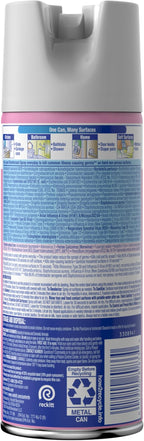 Lysol Disinfectant Spray, Sanitizing and Antibacterial Spray, For Disinfecting and Deodorizing, Early Morning Breeze, 1 Count, 12.5 fl oz each, Packaging may vary