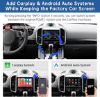 Road Top Wireless CarPlay Android Auto Retrofit Kit for Porsche PCM 3.1 (2010–2016) | CarPlay Interface Decoder for Panamera Macan Cayenne 911 Boxster Cayman | Support MirrorLink, OEM Control, Camera