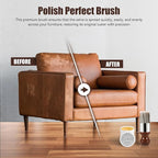 LUXGROVE® Leather & Furniture Repair Salve & Brush Set, Leather Cleaner and Conditioner for Furniture - UV Protectants Help Prevent Cracking or Fading, Wood, and Vinyl Conditioner - 8oz