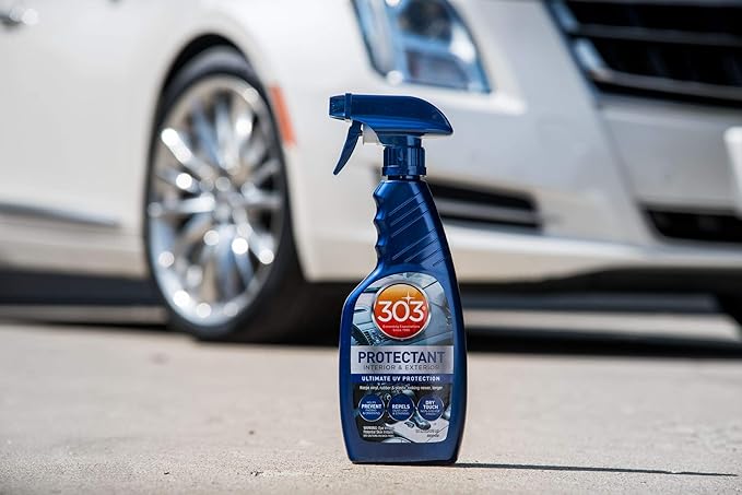 303 Products Automotive Protectant Spray Helps Prevent Fading & Cracking Repels Dust Lint & Staining, Best UV Protection & Restores Lost Color, Exterior & Interior Car Cleaning Supplies 16oz 6 Pack