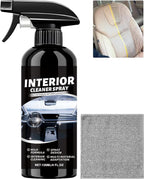 Car Interior Cleaner Spray, Deep Polishing Cleaner Interior Detailer for Leather, Rubber, Plastic, Dashboards Seats, Easy Application for Daily Vehicle Care (1Pcs)