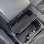 PIMCAR Center Console Hanging Box Compatible with 2023-2026 Honda CRV Hidden Compartment with Lid Premium ABS Plastic Armrest Storage Tray Accessories