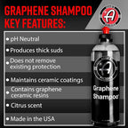 Adam's Polishes Standard Foam Gun & Graphene Shampoo Bundle - Car Wash Foaming Sprayer for Garden Hose | Mix with Car Soap & Water & No Pressure Washer Required | Premium Grade Auto Detailing Tool