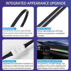 LED Car Ambient Lighting Strip for Tesla High Brightness with APP Control Multiple Colors and Car LED Strip Lighting Neon Lights for Model 3/Y (Dashboard& 4 Floor Lights)