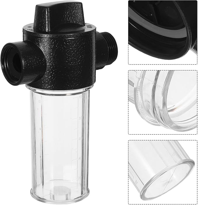 PRETYZOOM Multi-Functional Car Wash Foam Sprayer Bottle with Garden Hose Connector, Pet Bathing Soap Dispenser for Outdoor Cleaning and Detailing