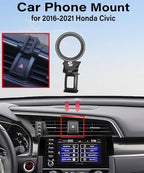 Car Phone Holder for Honda Civic 2016-2021 Accessories Compatible with MagSafe Hands-Free 360 Degree Rotation Adjustable Cell Phone Mount Does Not Affect Air Vent