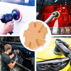 Decal Remover Eraser Wheel 3.5 Inch Rubber Vinyl Remover with Drill Adapter for Car Paint Surface Sticker and Tape Cleaning Automotive Detailing Tool