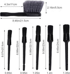 11Pcs Car Cleaning Brush Set, Universal Detailing Brushes Kit for Car Truck, Wheel Hub Tire Engine Compartment Exhaust Pipe Cleaner with Soft and Hard, Includes 5