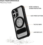 Rokform Crystal Case Compatible with iPhone 17, Magnetic Cover (Clear)