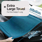Extra Large Car Drying Towel, 36 Inches, 1300gsm,Super Absorbent Polyamide, Double-Twisted Design