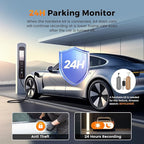 4K+1080P Dash Cam Front and Rear,64GB Card Included,5.8GHz WiFi Dash Camera for Cars,App up to 20MB/s Fastest Download,G-Sensor,Night Vision,24h Parking Monitoring,Loop Recording,170° Wide Angle