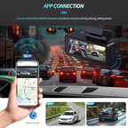 Mirror Dash Cam Front 4K+ Rear 1080P, 2 Channel HD Backup Camera Detection with Color Night Vision, 3.16" IPS Touch Screen, Loop Recording, G-Sensor, Wide Angle, Reserve Assist Fit for All Cars