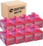Arkwright Smart Rags Microfiber Cleaning Cloths Bulk, Case of 400, Lint Free 180 GSM Reusable Towels for Auto, Office and Household Cleaning, 12 x 12 in, Pink