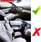 Jaronx Compatible with Tesla Model S/X Console Organizer 2021-2026, Refresh Center Console Storage for Model X/S Plaid/Long Range, Silicone Organizers Tray for Tesla X/S Accessories