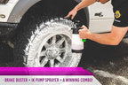P & S PROFESSIONAL DETAIL PRODUCTS - Brake Buster Wheel and Tire Cleaner - Non-Acid Formula Safe For All Wheel Types, Removes Brake Dust, Oil, Dirt, Light Corrosion - 1 Gallon