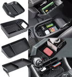 4PCS Center Console Organizer Compatible with 2019-2025 Toyota RAV4 Driver's Drawer Box Insert Secondary Storage Box, Dash Storage Tray Accessories(Not for New 10.5'' Multimedia Display)