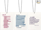 Cute Christian Car Air Freshener, Inspirational Bible Verses Air Freshener Hanging 3 Pcs for Cars Closet Drawer or Books, Christian Car Accessories Mirror Decor for Women