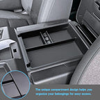 Center Console Organizer for 2019-2026 Chevy Silverado/GMC Sierra 1500, 2020-2026 Silverado/Sierra 2500HD 3500HD Accessories Armrest Storage Tray (Applicable only to Split Bench Seat)