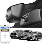 Mangoal 4K Dash Cam Custom for 4th Gen Dodge RAM 1500/2500/3500 2013 2014 2015 2016 2017 2018,(Model C),Check Model Carefully, UHD 2160P Video, App & WiFi, 128GB Card